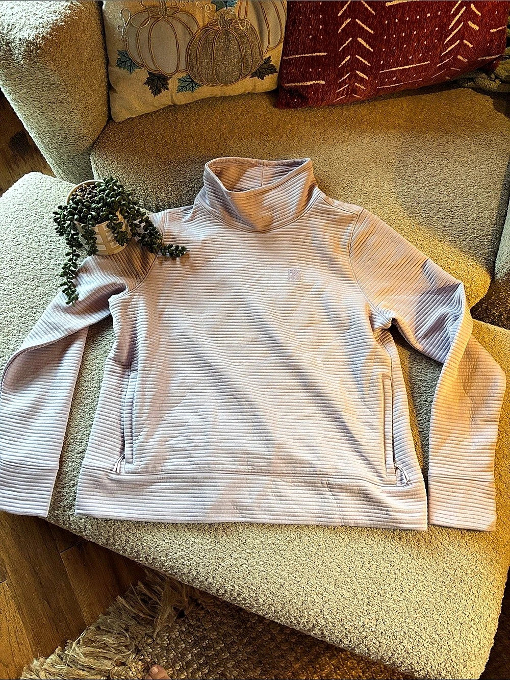 Alaskan Hardgear Ribbed Quarter-Zip Pullover Medium Like New